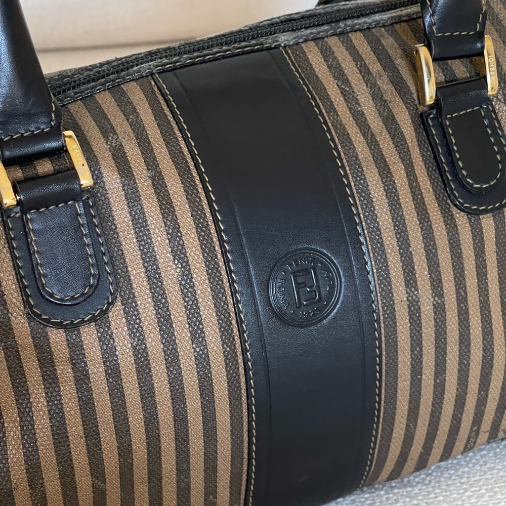 Authentic Fendi Women’s Vintage Boston Tote Bag